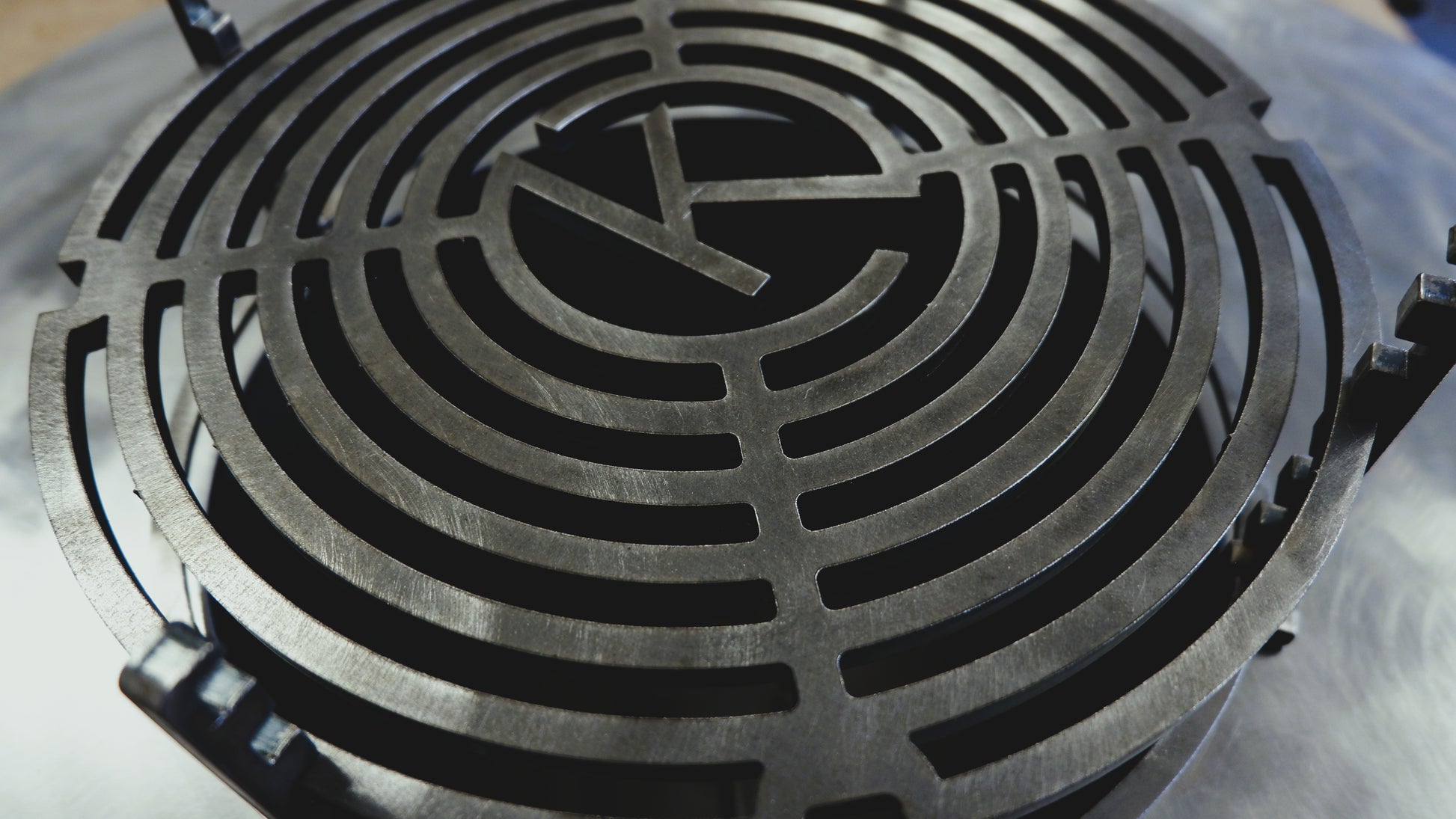 Verstelbaar grillrooster voor de KMAZO Ring Large