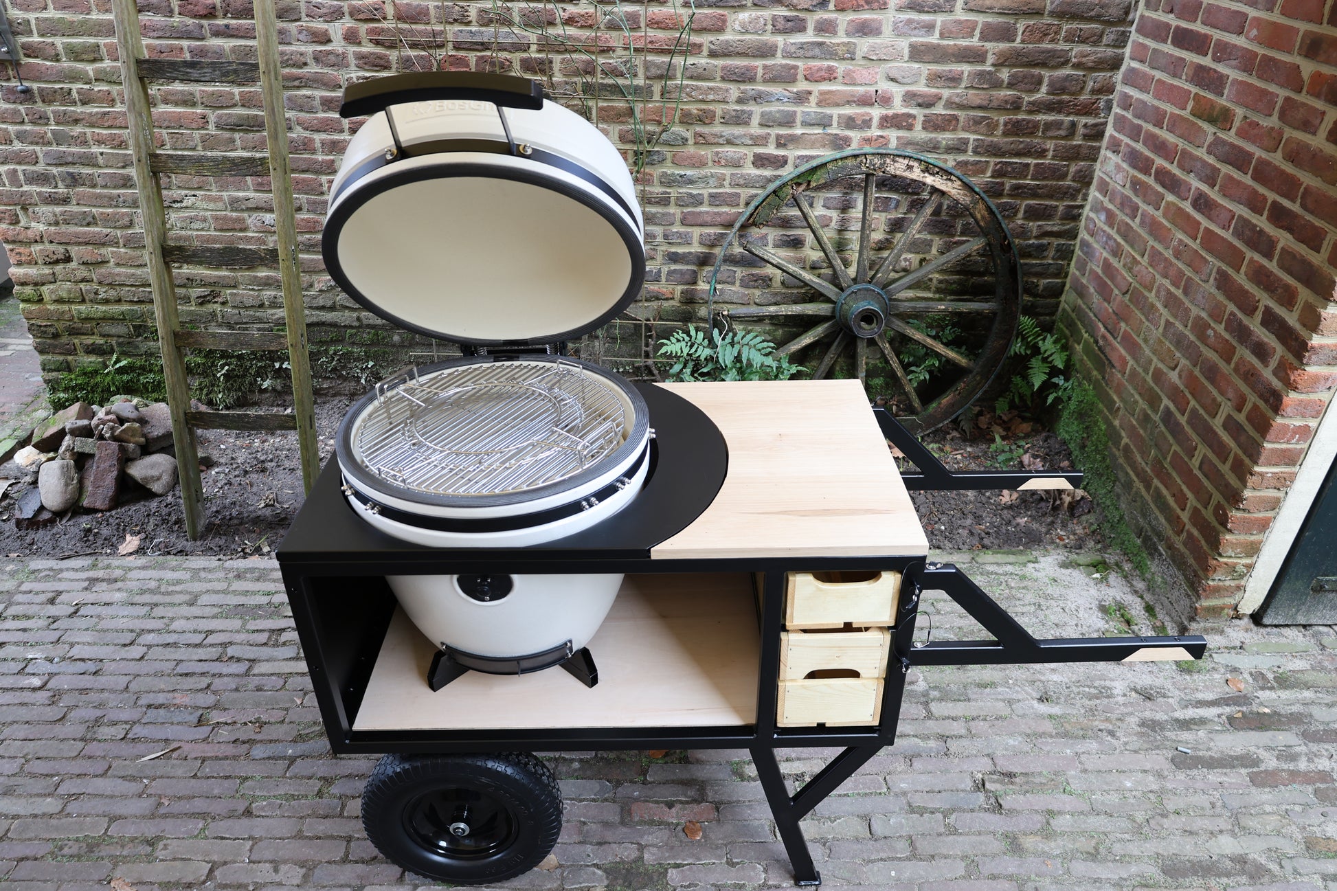 KMAZO verrijdbaar BBQ-meubel Kamado Large